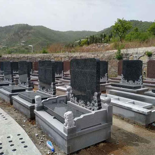 济南市长清区慈航园公墓传统立碑墓型6号