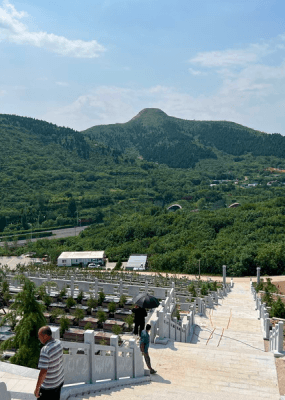 官山陵园环境图