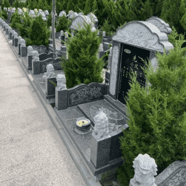 文山公墓传统立碑
